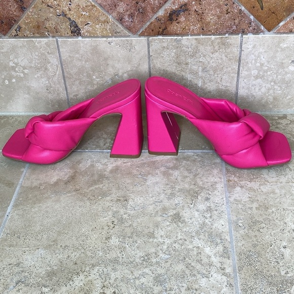 Open Edit Chunky Heeled Mules Size 5 - Picture 3 of 13